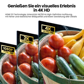 1-0014 HDMI Cable, Black/Grey