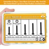 62 Pieces M6 x 30/35/40/45/50mm Hex Socket Head Cap Screws