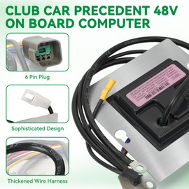 Panglong Golf Cart On Board Computer, 48V Club Car On Board Computer for 2004-2015 Club Car Precedent Electric Golf Cart, OEM#102586301 102511001 103403201