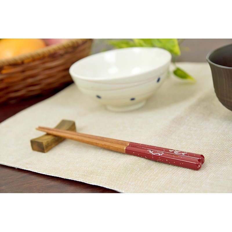 aoba Children Chopsticks Dishwasher Safe, Natural Wood 18 cm