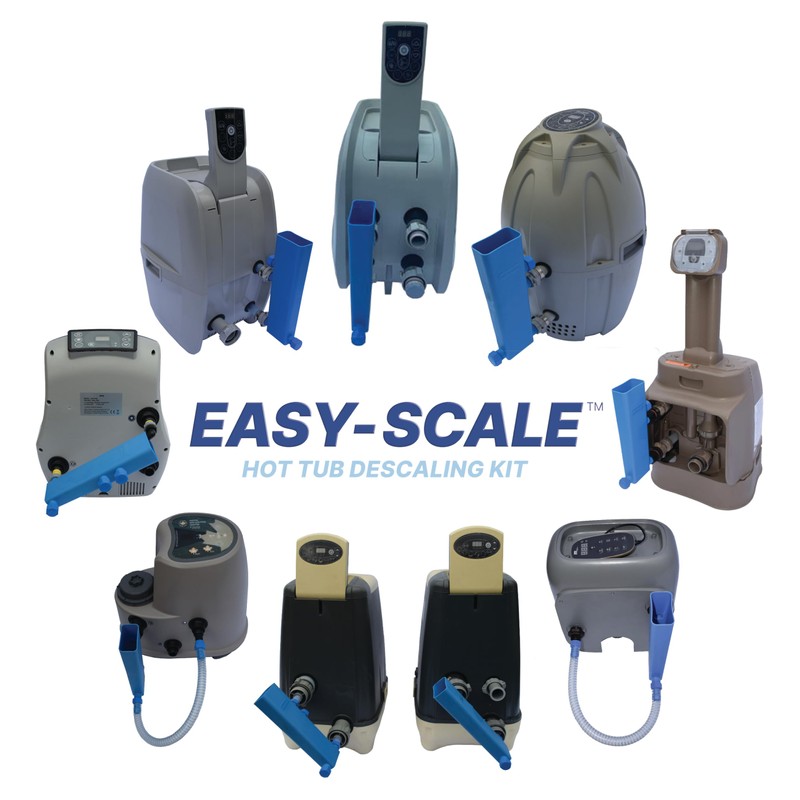 EASY-SCALE (TM) Hot Tub Descaler kit - Fix and Prevent