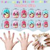 EBANKU Kids Nail Tips Stickers Set, 288 Pieces, 12 Pack,