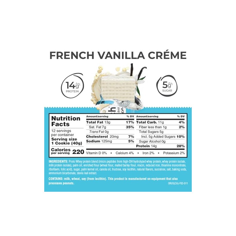 Power Crunch Protein Wafer Bars, High Protein Snacks with Delicious