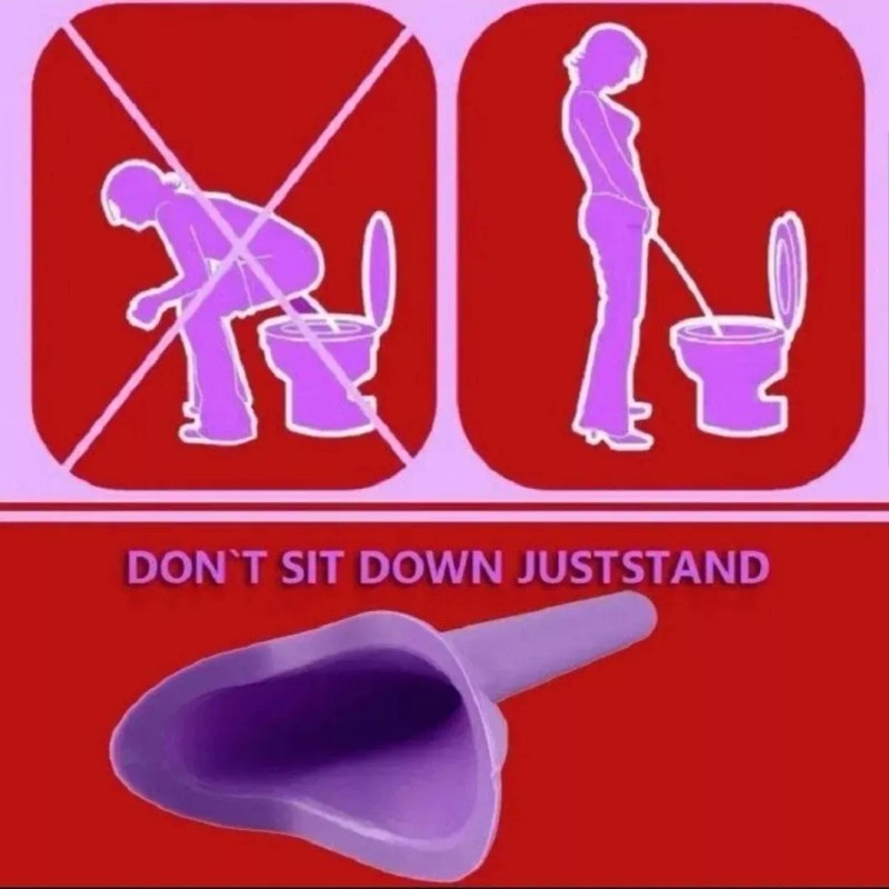 M&K Orinal Femenino Portable Embudo Para Orinar Parada Mujer Xto