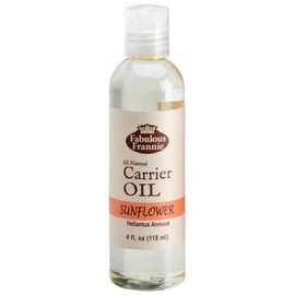 Fabulous Frannie Sunflower Carrier Oil Base Oil for Essential Oil or Massage 4oz (Pack of 1)