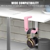 Headphone Desk Hook, C-Clip Foldable Headphone Holder Under Desk Headset