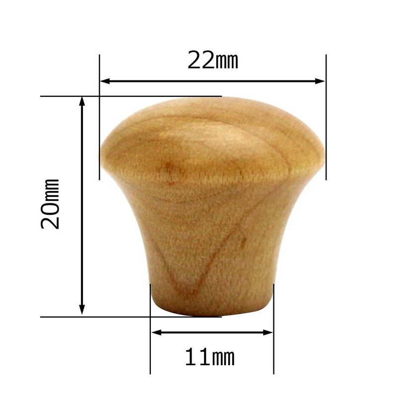 WAKI Wood Knob Mini TW