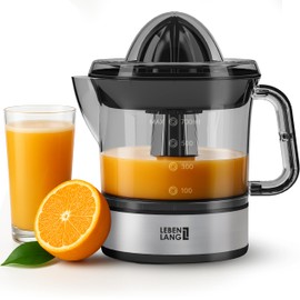 LEBENLANG Electric Citrus juicer - 2 cones & BPA-free I High juice yield & Large Volume I 24oz Orange juicer squeezer I Esprimidoras electrico Exprimidor de limones y jugo naranjas for Juicers Machine