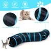 Sheldamy Sheldamy Cat Tunnel, S-2-Way Cat Tunnels for Indoor Cats,