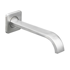 Weirun Bathtub Faucet Tub Spout,Bath Tub Faucets Spout Replacement,Square Extra Long Shower Tub Spout Filler for Shower System Faucet Set 1/2 NPT Male Thread Brushed Nickel