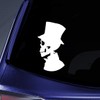 Bargain Max Decals Victorian Man Skull Sticker Decal Notebook Car