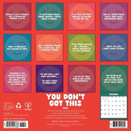 You Don't Got This 2026 12" x 12" Wall Calendar