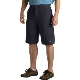 Dickies Mens 13 Inch Relaxed Fit Multi-Pocket Short, Black, 34