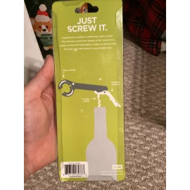 True Wrench: Corkscrew & Foil Cutter Single Hinged Corkscrews, Black