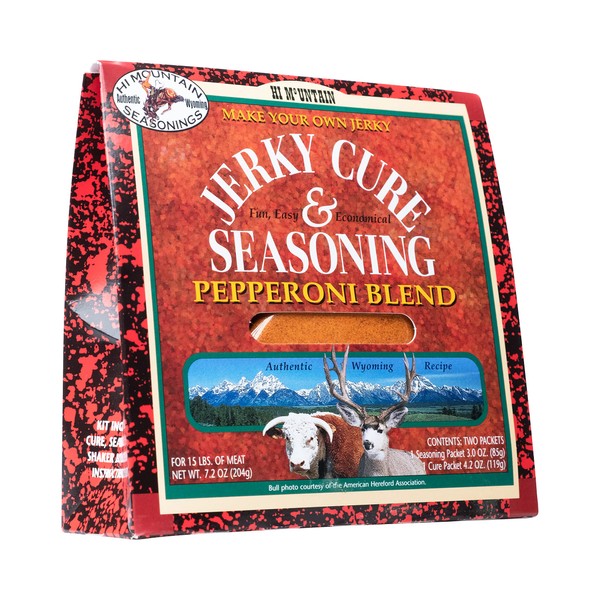 Hi Mountain Jerky Cure & Seasoning Kit - PEPPERONI BLEND