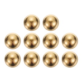 uxcell 10pcs Precision Solid Brass Bearing Balls 5/8" Industrial Brass Ball Spheres for Machinery, Automotive, and DIY