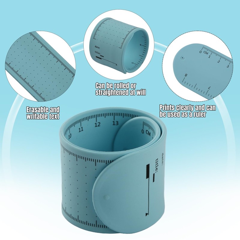 Sunkoo 1PCS Reusable Waterproof Silicone Memo Wristband,Erasable Wearable Notepad with
