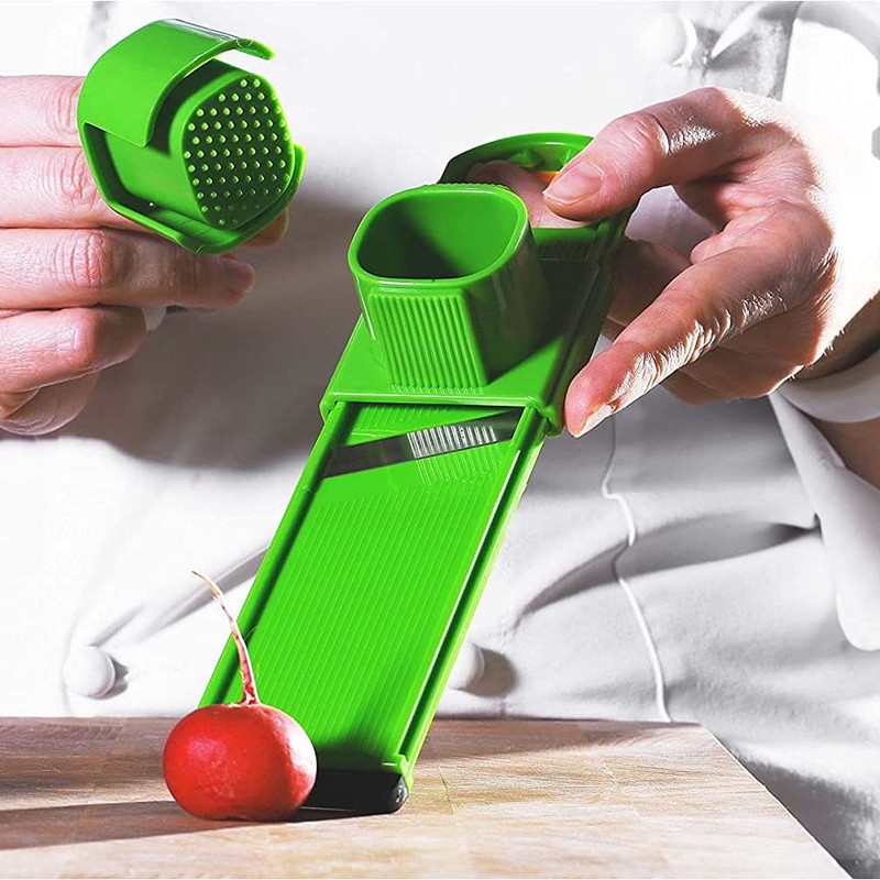 Fackelmann 45583 Linea Verdura 2in1 Mini Gemüseschneider mit Paradit und