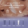 Crema Noche Retinol Centella Asiática Ginseng Antimanchas Reafirmante Arrugas Líneas