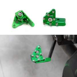 SENBEDER RACING Motorcycle Modification Accessories CRF/KLX/YZF Universal Brake Pedal Head Rotatable CNC Aluminum Alloy Brake Head (2PCS-Green)