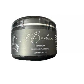 IL  Barbiere Hair and Beard Styling Wax for Men - Strong Hold and Shine 220ML