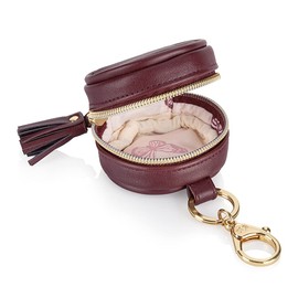 Itzy Ritzy - Funda para chupete con clip, incluye cierre para fijar fácilmente a una bolsa de pañales o bolso, mide 2.5 pulgadas de diámetro y tiene capacidad para 2 chupetes (monarca)