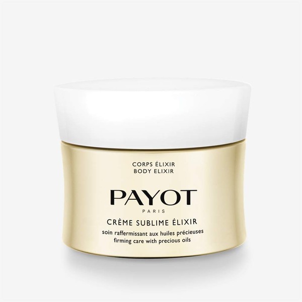 Creme Sublime Elixir Payot - Firming Body Care - Meltingly-soft Cream-in-oil Texture with Myrrh and Amyris - 6.7 Fluid Ounce - 200 milliliters - Made in France