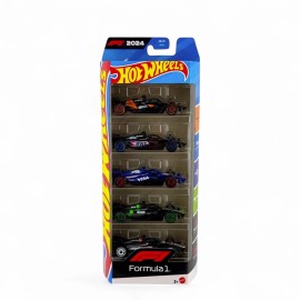 Hot Wheels 1:64 Formula 1 F1 Racing 5 Pack Set Mclaren, Alpine, Haas, RB, Sauber