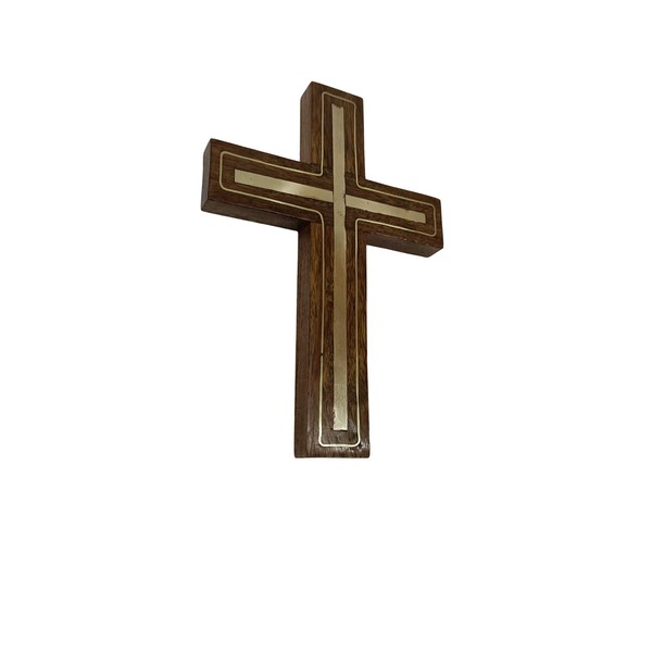 IBLAY Wall Mounted Wall Hanging Wooden Christ Cross Crucifix Catholic