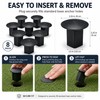 8 Pcs Baseball Base Plugs for Baseball Field, Base Anchors,