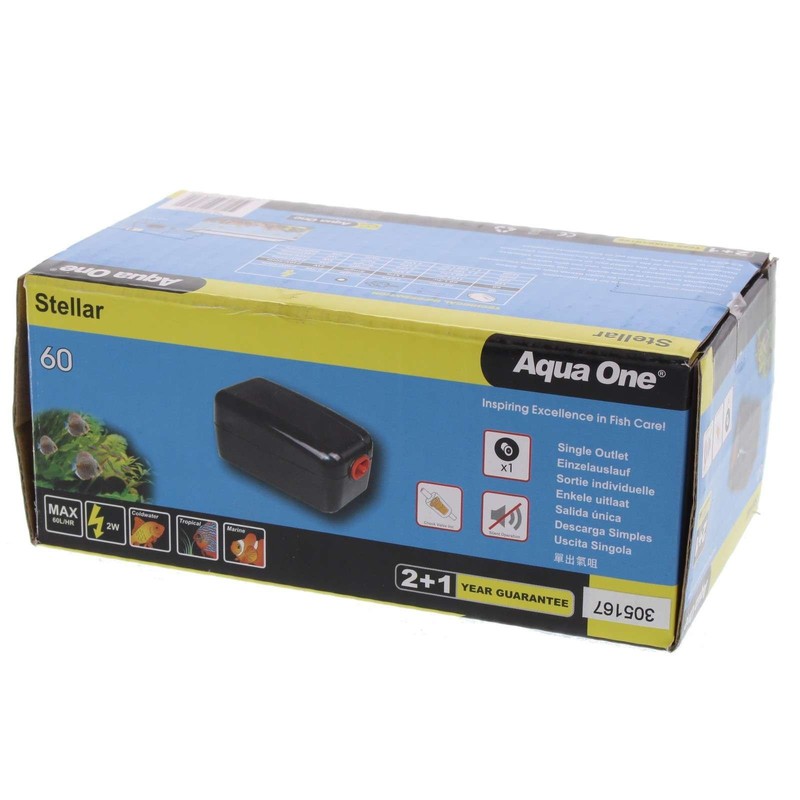 Aqua One Stella 60 L Hour Stella Air Pump Aquarium