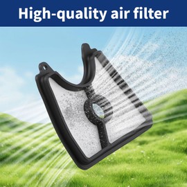 125B Air filter Fuel Line Kit Compatible with Husqvarna 125B 125BX 125BVX Handheld Leaf Blower Parts 545112101 Air Filter Replace Craftsman 358794810 358794811 Blowers
