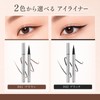 ORLURDAN アイライナー リキッドアイライナー 極細 ウォータープルーフ スマッジプルーフ 速乾 にじまない かすれない 高密着