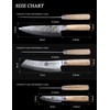 Jingseiho Professional Knife Set - VG-10 67-Layer Damascus Forged Steel,
