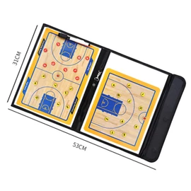 Joyeee Basketball Coaching Board, Premium Tactical Double-Sided Basketball Dry Erase Board with Dry Erase Markers and Magnetic Player, Christmas Men Basketball Gifts for Boys, Men, Students