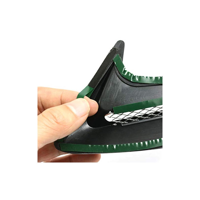 sourcingmap 2 Pcs Black Plastic Auto Car Hood Air Flow