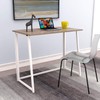 4NM 31.5" Small Desk No-Assembly Folding Computer Desk Home Office