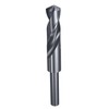 sourcing map 20mm Drill Bit 1/2" Reduced Shank Round 4341 High Speed Steel Nitriding Black 118° Standard Point for Plastic Wood Copper Aluminum Iron Medium Soft Metal