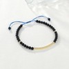 KELITCH Obsidian Beaded Bracelets For Men Women Hand Braided Strand