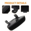 unbranded NEW Black Armrest Cover Lid Lock Center Console Latch