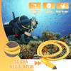 Poggapp Scuba Diving BCD Medium Pressure Hose Scuba Diving Regulator