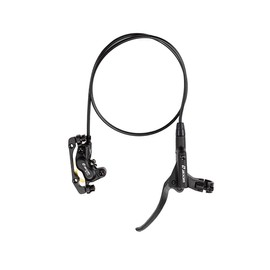 BUCKLOS Zoom Mountain Bike MTB 4 Piston Hydraulic Disc Brakes Set - Left Front 850mm Right Rear 1550mm Hydraulic Brake Aluminum Alloy Lever with Caliper is/PM Adapter Fit EBike/Fat Bike(Pre-Bled)