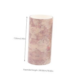 DOITOOL 3 Sets Vintage Washi Tape for DIY Scrapbooking Antique Decorative Tapes Creative Journal Decor Retro Design for Crafts and Planners