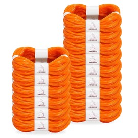 15 Pack Diaper Pail Refill Bags Compatible with Genie &Munchkin Diaper Pail Cassettes and Jumbo Refills (Orange)