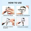 24 Pcs Curler Refill EyeLash Curler Refill Pads Silicone Rubber