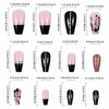 FIEONCIY Press on Nails Square Medium Length Glossy Full Cover