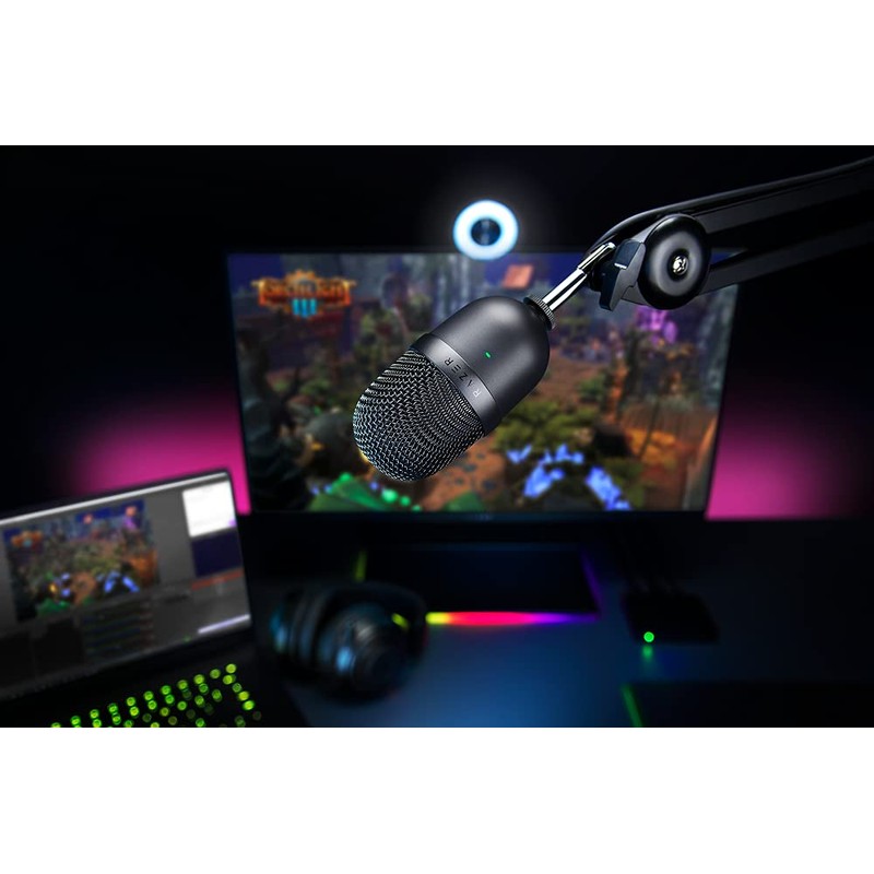 Razer Seiren Mini - USB Condenser Microphone for Streaming (Compact