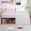 RIMELA Bed Valance Sheet Double Elasticized Bed Skirt Easy to