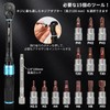 SHALL 15-Piece Set Preset Torque Wrench 1/4 Inch 5-25 N·m