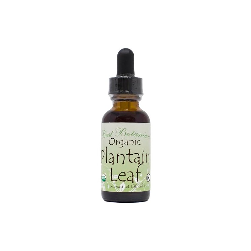 Best Botanicals Organic Plantain Leaf Extract 1 oz.